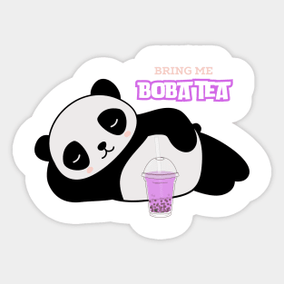 Boba Panda Sticker